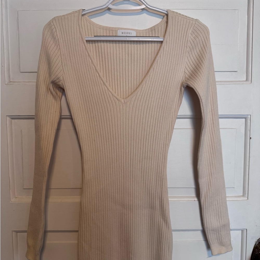 Meshki Ribbed Knit Dress